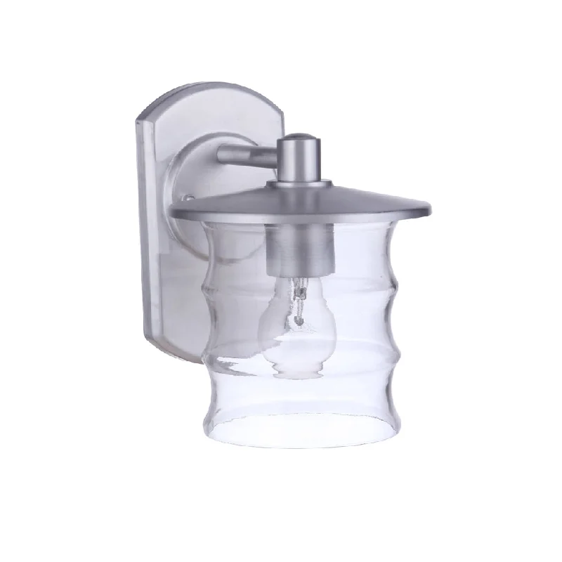 High - Bay LED Industrial Lighting for WarehousesCanon 1 Light Small Outdoor Wall Lantern in Satin Aluminum High - Bay LED Industrial Lighting for WarehousesCanon 1 Light Small Outdoor Wall Lantern in Satin Aluminum