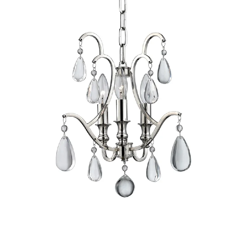 Track lighting for enhancing the architectureTrack lighting with a chunky, bold designCrawford Mini Chandelier