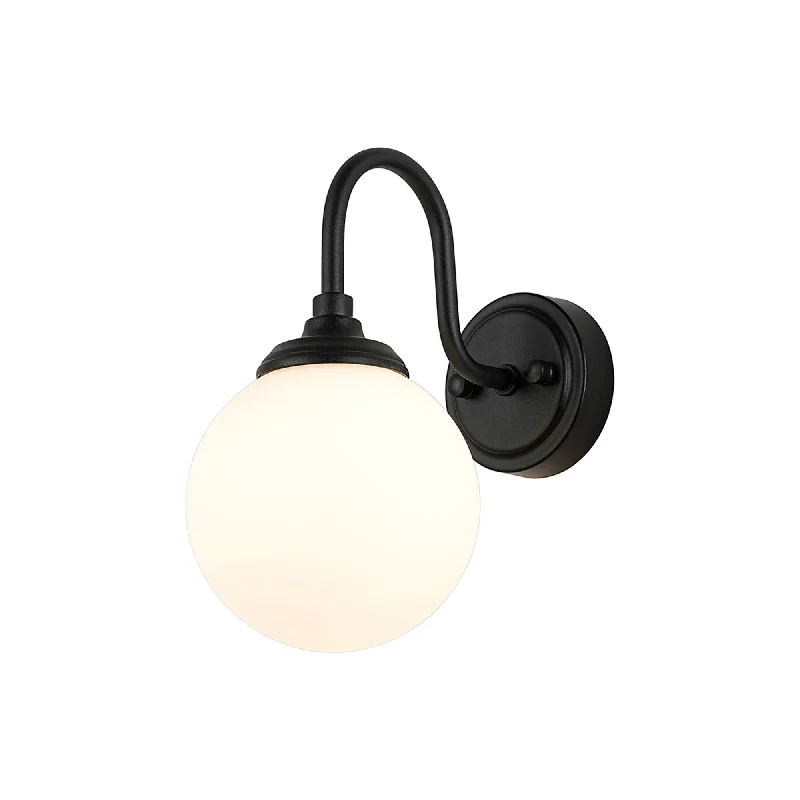 Satin Black/Opal Smooth Round Glass