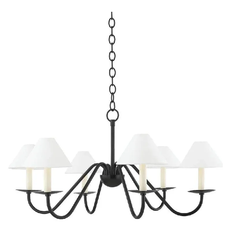 Track lighting with a decorative track designTrack lighting with a decorative track designLenore Chandelier by Mitzi | QUICK SHIP