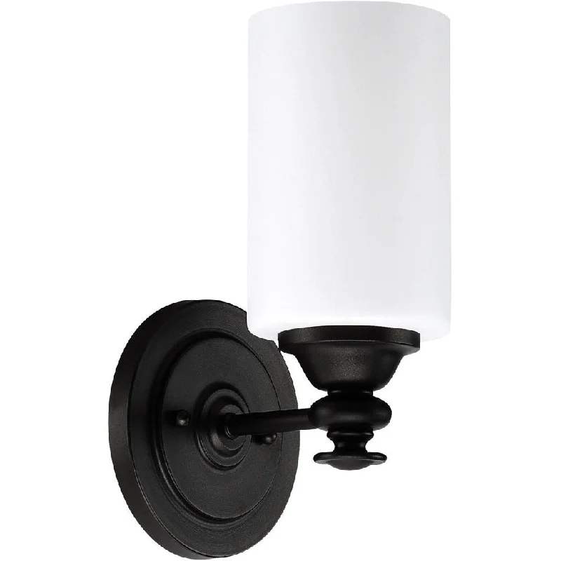 Industrial Lighting for Woodworking FactoriesDardyn 1 Light Wall Sconce in Espresso Industrial Lighting for Woodworking FactoriesDardyn 1 Light Wall Sconce in Espresso