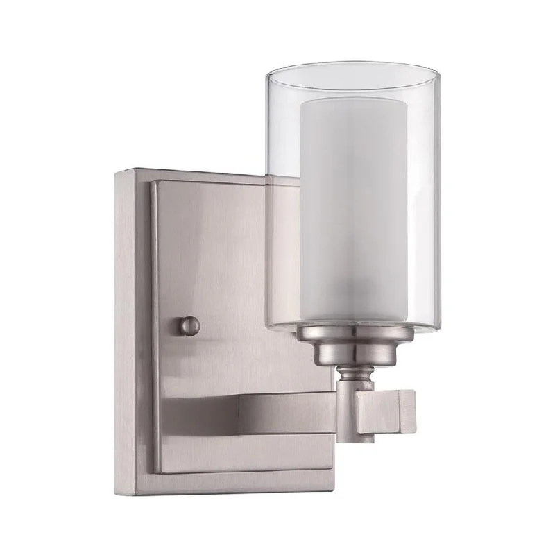 Industrial Lighting for Electronics ManufacturingCeleste 1 Light Wall Sconce in Brushed Polished Nickel Industrial Lighting for Electronics ManufacturingCeleste 1 Light Wall Sconce in Brushed Polished Nickel