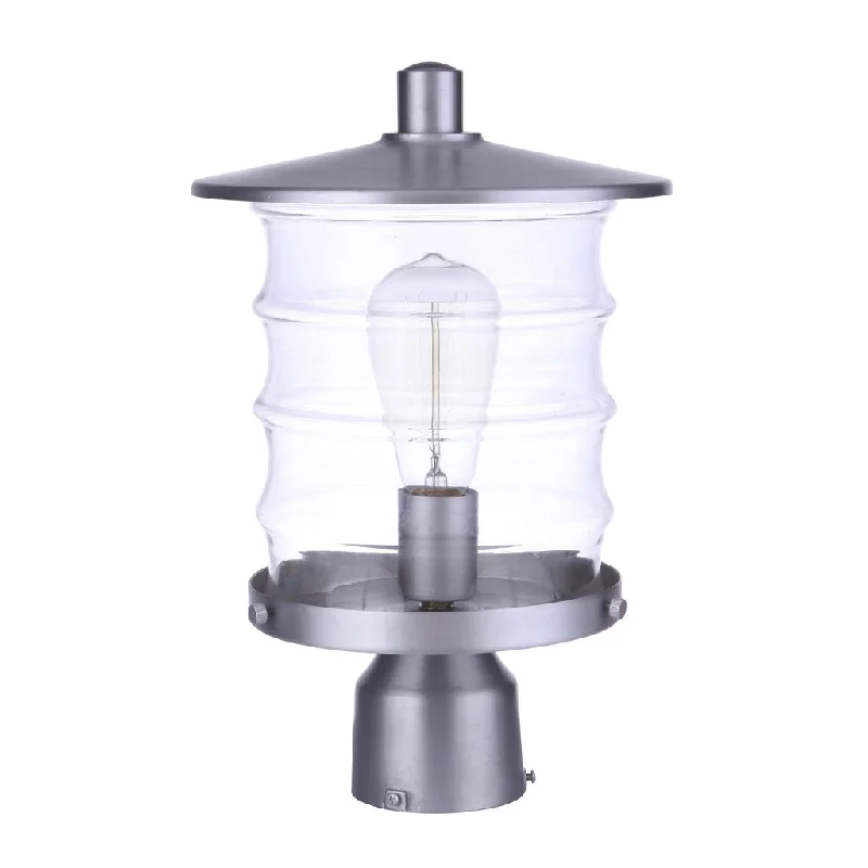 Industrial Task Lighting for Precision WorkstationsCanon 1 Light Outdoor Post Mount in Satin Aluminum Industrial Task Lighting for Precision WorkstationsCanon 1 Light Outdoor Post Mount in Satin Aluminum