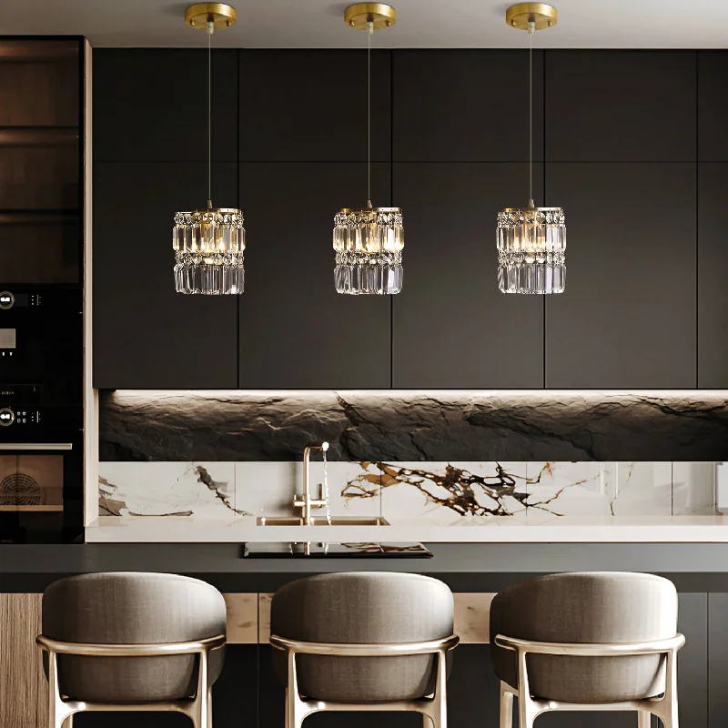 Chandeliers with Adjustable Height for Custom InstallationChandeliers with Adjustable Height for Custom Installation1- Light Gold Crystal Linear Pendant Light Chandeliers with Adjustable Height for Custom InstallationChandeliers with Adjustable Height for Custom Installation1- Light Gold Crystal Linear Pendant Light