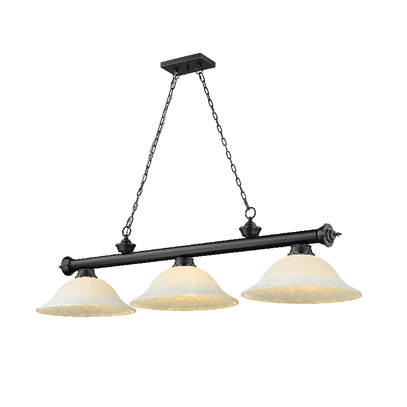 Incandescent Chandeliers for a Warm and Traditional GlowIncandescent Chandeliers for a Warm and Traditional GlowCordon 3 Light Billiard - Matte Black Incandescent Chandeliers for a Warm and Traditional GlowIncandescent Chandeliers for a Warm and Traditional GlowCordon 3 Light Billiard - Matte Black