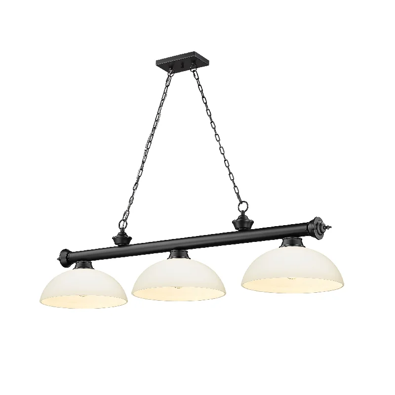 Chandeliers with Metal Frames in Gold FinishChandeliers with Metal Frames in Gold FinishCordon 3 Light Billiard - Matte Black Chandeliers with Metal Frames in Gold FinishChandeliers with Metal Frames in Gold FinishCordon 3 Light Billiard - Matte Black