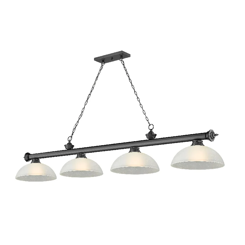 Chandeliers with Frosted Glass for a Softer Light DiffusionChandeliers with Frosted Glass for a Softer Light DiffusionCordon 4 Light Billiard - Bronze Plated Chandeliers with Frosted Glass for a Softer Light DiffusionChandeliers with Frosted Glass for a Softer Light DiffusionCordon 4 Light Billiard - Bronze Plated