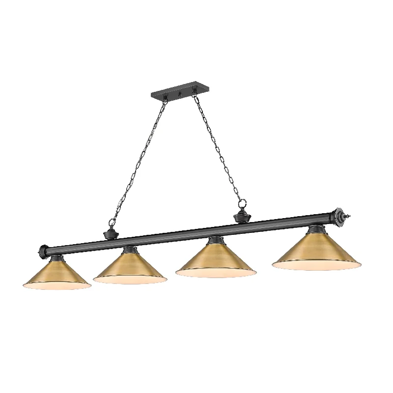 Chandeliers with Pendant Lights for a Stylish LookChandeliers with Pendant Lights for a Stylish LookCordon 4 Light Billiard - Bronze Plated Chandeliers with Pendant Lights for a Stylish LookChandeliers with Pendant Lights for a Stylish LookCordon 4 Light Billiard - Bronze Plated