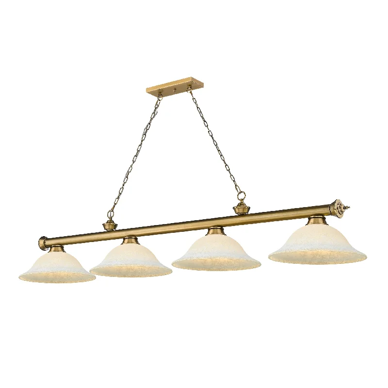 Chandeliers for High Ceilings to Fill Vertical SpaceChandeliers for High Ceilings to Fill Vertical SpaceCordon 4 Light Billiard - Rubbed Brass Chandeliers for High Ceilings to Fill Vertical SpaceChandeliers for High Ceilings to Fill Vertical SpaceCordon 4 Light Billiard - Rubbed Brass