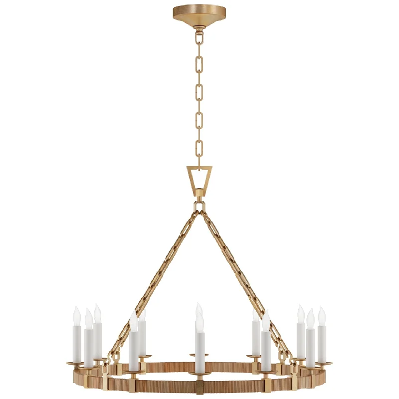 Mid - Century Modern Chandeliers for Vintage AppealMid - Century Modern Chandeliers for Vintage AppealDarlana Rattan Chandelier