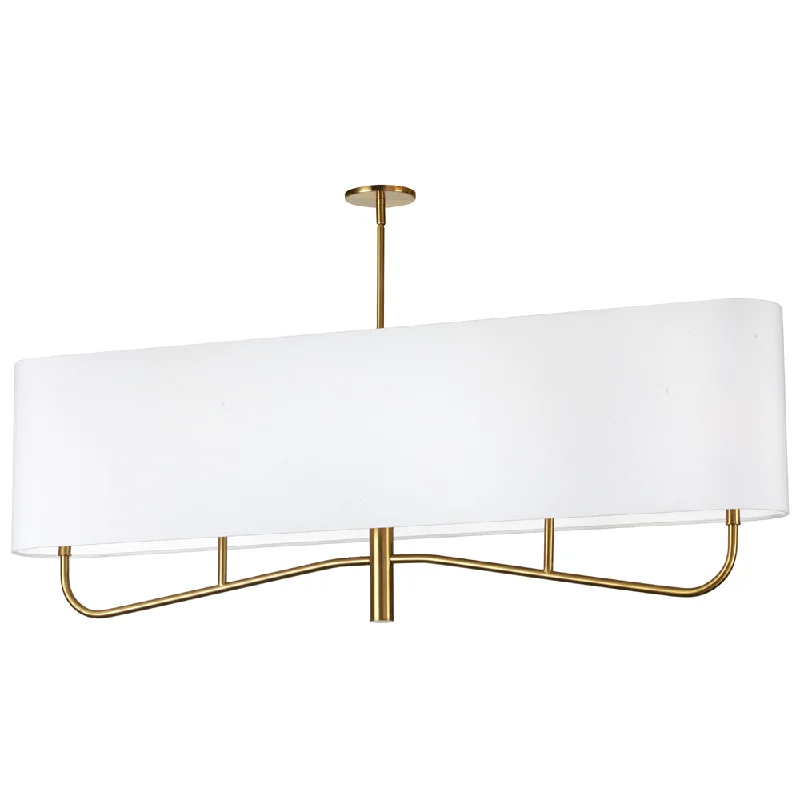 Chandeliers with Metal Frames in Gold FinishChandeliers with Metal Frames in Gold FinishEleanor 4 Light Incan Horizontal Chandelier