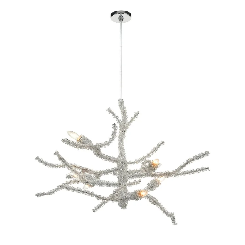 Chandeliers with Murano Glass for a High - End Artistic TouchChandeliers with Murano Glass for a High - End Artistic TouchWinter's Spray Eight Light Chandelier Chandeliers with Murano Glass for a High - End Artistic TouchChandeliers with Murano Glass for a High - End Artistic TouchWinter's Spray Eight Light Chandelier