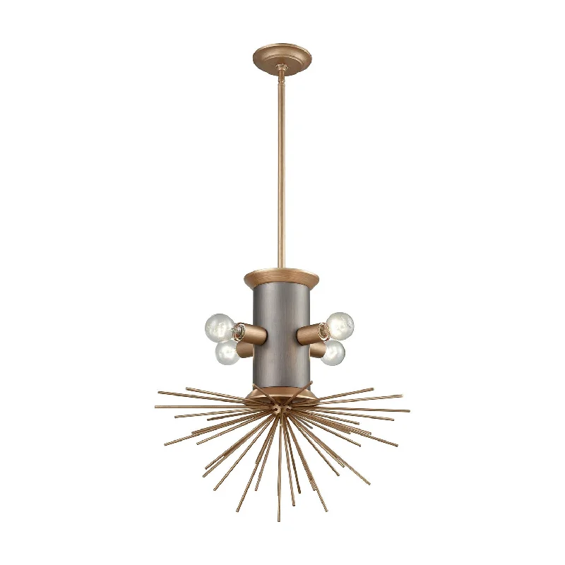 Chandeliers with Metal Frames in Silver FinishChandeliers with Metal Frames in Silver FinishLucy Spike Four Light Chandelier Chandeliers with Metal Frames in Silver FinishChandeliers with Metal Frames in Silver FinishLucy Spike Four Light Chandelier