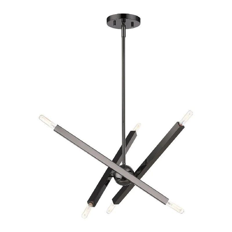 Large Chandeliers for Grand Halls and FoyersLarge Chandeliers for Grand Halls and FoyersLivex Monaco 46984-46 Chandelier Light - Black Chrome Large Chandeliers for Grand Halls and FoyersLarge Chandeliers for Grand Halls and FoyersLivex Monaco 46984-46 Chandelier Light - Black Chrome