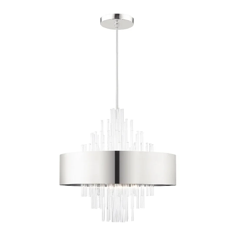 Chandeliers for Dining Rooms to Set the Mood for MealsChandeliers for Dining Rooms to Set the Mood for MealsLivex Orenburg 48876-35 Chandelier Light - Polished Nickel Chandeliers for Dining Rooms to Set the Mood for MealsChandeliers for Dining Rooms to Set the Mood for MealsLivex Orenburg 48876-35 Chandelier Light - Polished Nickel