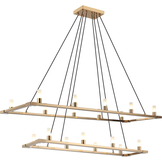 Chandeliers with Adjustable Height for Custom InstallationChandeliers with Adjustable Height for Custom InstallationCascadian 18-Light Chandelier