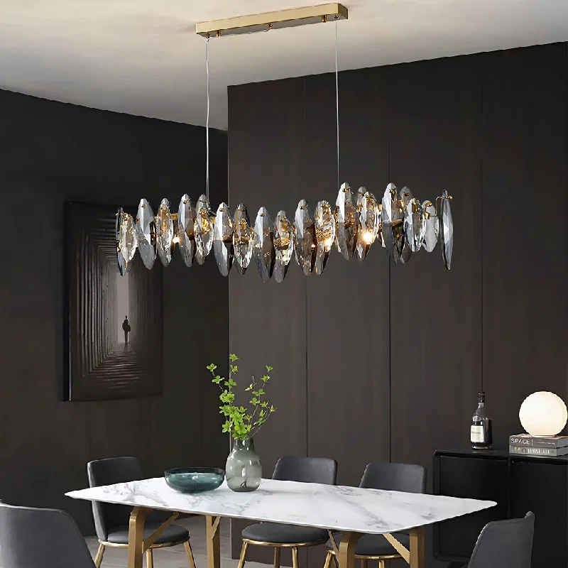 Ceiling - Mounted Chandeliers for Standard CeilingsCeiling - Mounted Chandeliers for Standard CeilingsModern Unique Wave Crystal Chandelier Ceiling - Mounted Chandeliers for Standard CeilingsCeiling - Mounted Chandeliers for Standard CeilingsModern Unique Wave Crystal Chandelier