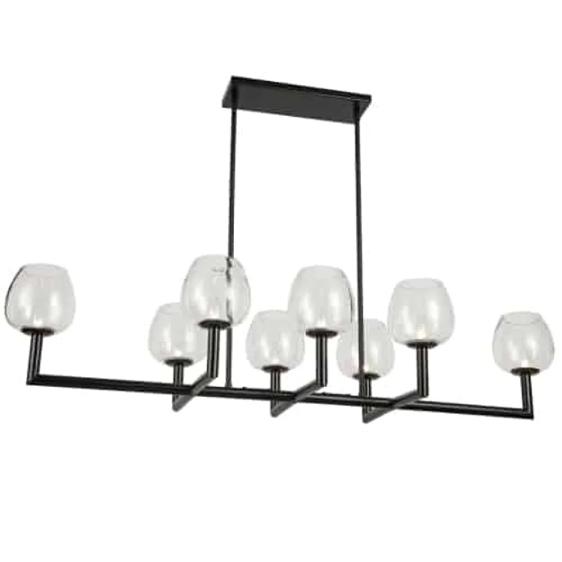 Chandeliers with Metal Frames in Bronze FinishChandeliers with Metal Frames in Bronze FinishNora 51.25 inch 8 Light Horiz Chandelier Chandeliers with Metal Frames in Bronze FinishChandeliers with Metal Frames in Bronze FinishNora 51.25 inch 8 Light Horiz Chandelier