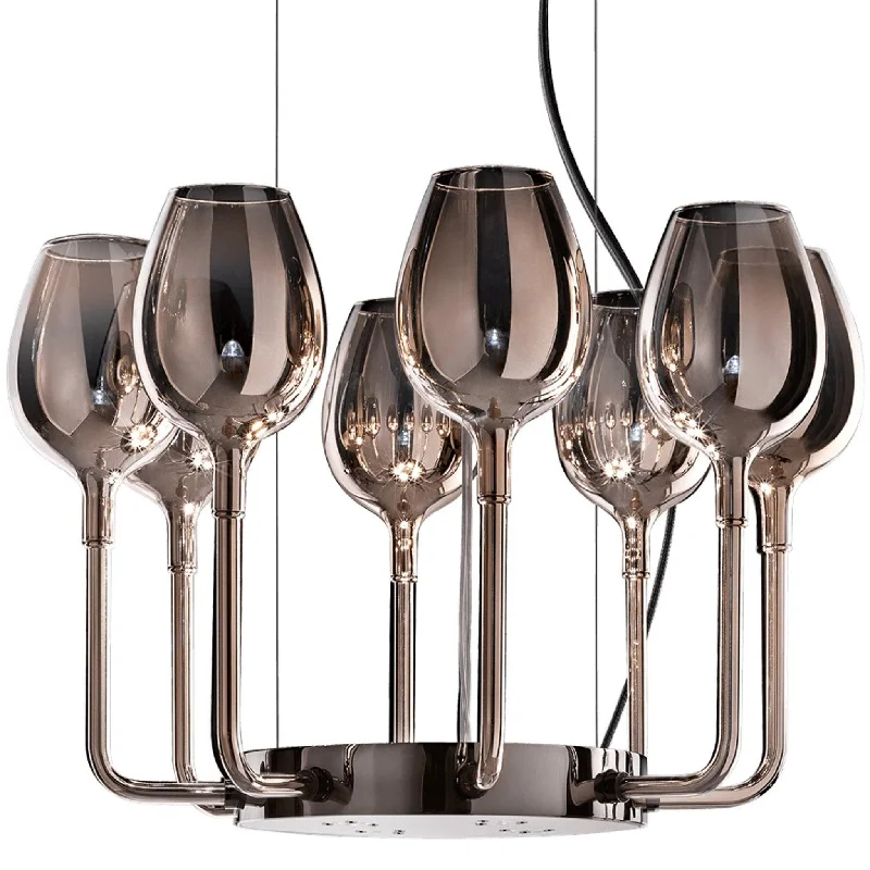 Chandeliers for High Ceilings to Fill Vertical SpaceChandeliers for High Ceilings to Fill Vertical SpaceRose 3050/8 Suspension