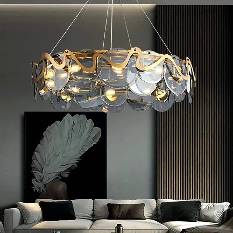 Chandeliers with Murano Glass for a High - End Artistic TouchChandeliers with Murano Glass for a High - End Artistic TouchSmokey Gray Glass Chandelier Chandeliers with Murano Glass for a High - End Artistic TouchChandeliers with Murano Glass for a High - End Artistic TouchSmokey Gray Glass Chandelier