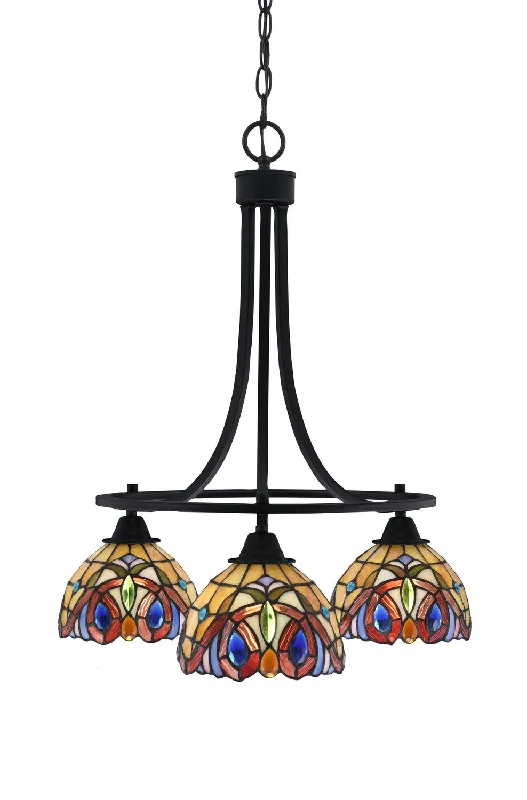 Chandeliers with Clear Crystal for a Sparkling EffectChandeliers with Clear Crystal for a Sparkling EffectToltec Paramount 3413-MB-9445 Chandelier Light - Matte Black Chandeliers with Clear Crystal for a Sparkling EffectChandeliers with Clear Crystal for a Sparkling EffectToltec Paramount 3413-MB-9445 Chandelier Light - Matte Black