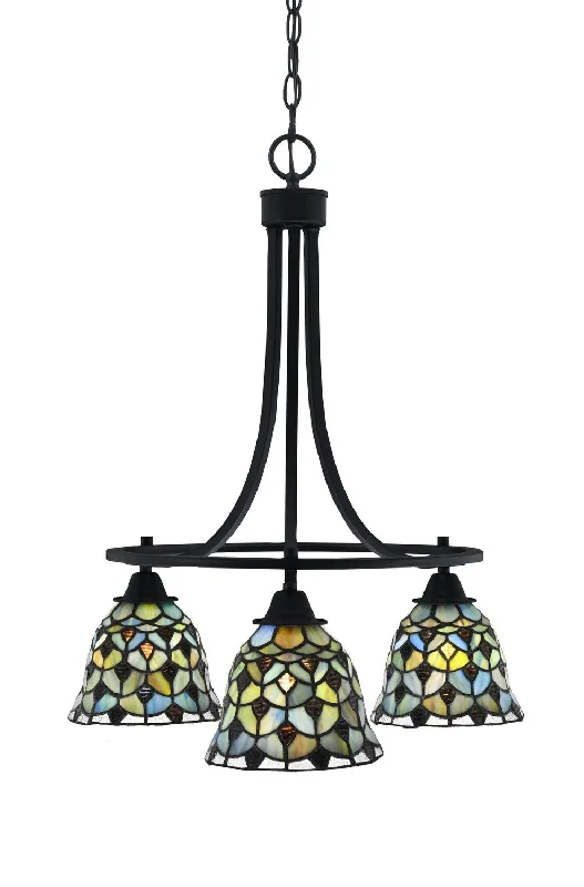 Mini Chandeliers for Adding Charm to Small SpacesMini Chandeliers for Adding Charm to Small SpacesToltec Paramount 3413-MB-9965 Chandelier Light - Matte Black