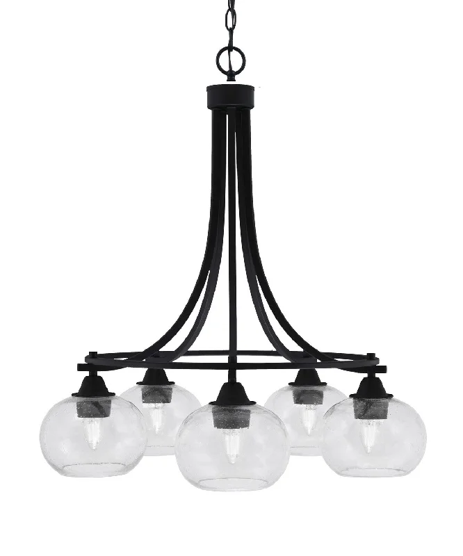 Traditional Brass Chandeliers for Classic InteriorsTraditional Brass Chandeliers for Classic InteriorsToltec Paramount 3415-MB-202 Chandelier Light - Matte Black