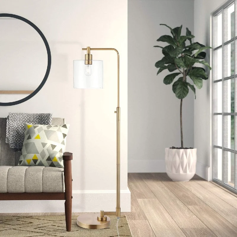 Adjustable Height Floor Lamp for Versatile Lighting NeedsAdjustable Height Floor Lamp for Versatile Lighting Needs56" Metal Floor Lamp, Standing Light with Clear Glass Shade - N/A Adjustable Height Floor Lamp for Versatile Lighting NeedsAdjustable Height Floor Lamp for Versatile Lighting Needs56" Metal Floor Lamp, Standing Light with Clear Glass Shade - N/A