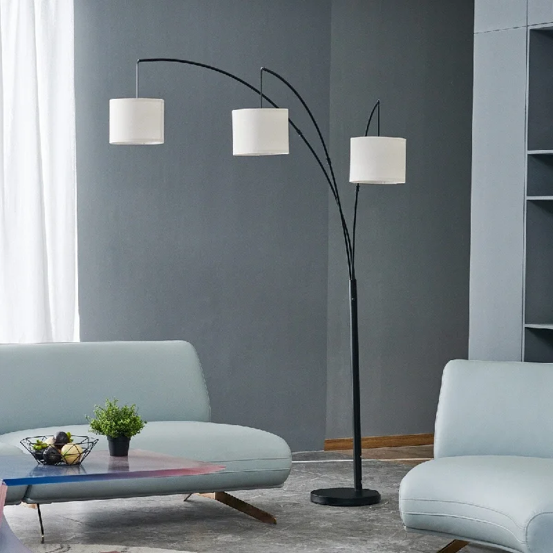 Way Switch Floor Lamp for Multiple Light Intensity Levels Way Switch Floor Lamp for Multiple Light Intensity Levels83in Modern Floor Lamp Tree Arc Standing Lamp in Matte Black Color made of Metal - Matte Black Way Switch Floor Lamp for Multiple Light Intensity Levels Way Switch Floor Lamp for Multiple Light Intensity Levels83in Modern Floor Lamp Tree Arc Standing Lamp in Matte Black Color made of Metal - Matte Black