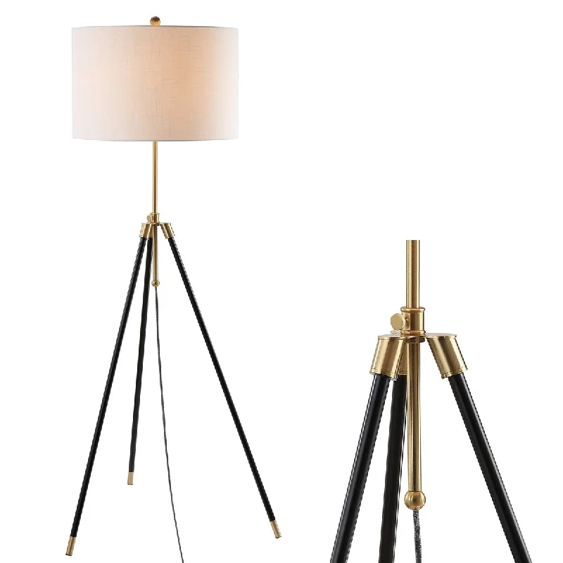 Industrial Style Floor Lamp with Exposed Bulbs for Loft ApartmentsIndustrial Style Floor Lamp with Exposed Bulbs for Loft ApartmentsArco 67" Adjustable Metal LED Floor Lamp, Black/Brass by JONATHAN Y - 67" H x 25.5" W x 25.5" D Industrial Style Floor Lamp with Exposed Bulbs for Loft ApartmentsIndustrial Style Floor Lamp with Exposed Bulbs for Loft ApartmentsArco 67" Adjustable Metal LED Floor Lamp, Black/Brass by JONATHAN Y - 67" H x 25.5" W x 25.5" D