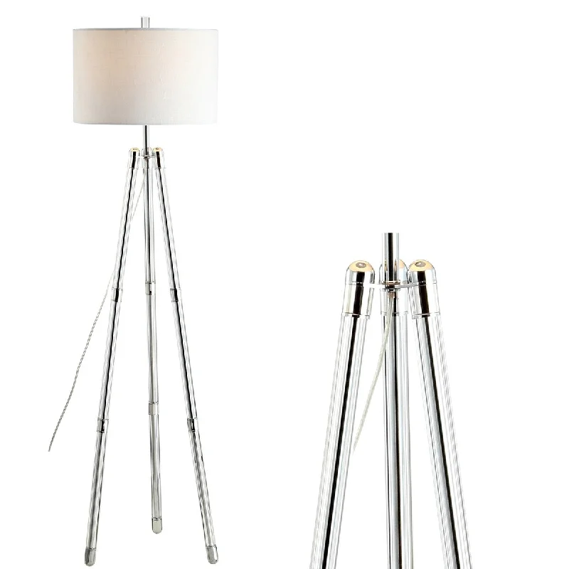 Metal Floor Lamp with a Matte Black Finish for a Sleek LookMetal Floor Lamp with a Matte Black Finish for a Sleek LookArliss 60" Tripod Metal/Crystal LED Floor Lamp, Chrome by JONATHAN Y Metal Floor Lamp with a Matte Black Finish for a Sleek LookMetal Floor Lamp with a Matte Black Finish for a Sleek LookArliss 60" Tripod Metal/Crystal LED Floor Lamp, Chrome by JONATHAN Y