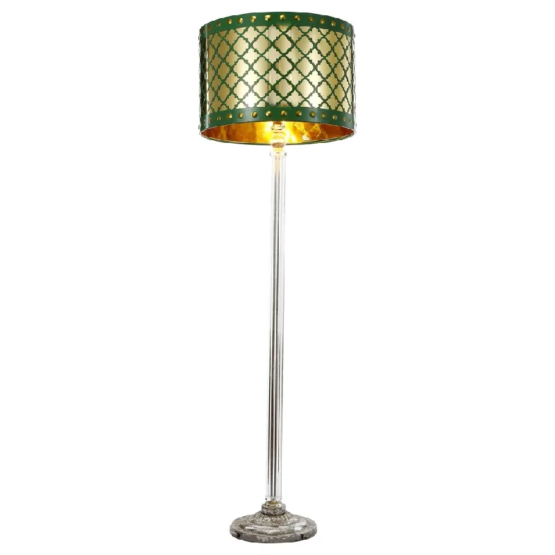 USB Charging Port Floor Lamp for Convenient Device ChargingUSB Charging Port Floor Lamp for Convenient Device ChargingAudriana Floor Lamp (Green)