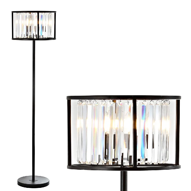 Adjustable Height Floor Lamp for Versatile Lighting NeedsAdjustable Height Floor Lamp for Versatile Lighting NeedsBevin 63" Metal/Crystal LED Floor Lamp, Oil Rubbed Bronze/Crystal by JONATHAN Y - 63.375" H x 15.75" W x 15.75" D Adjustable Height Floor Lamp for Versatile Lighting NeedsAdjustable Height Floor Lamp for Versatile Lighting NeedsBevin 63" Metal/Crystal LED Floor Lamp, Oil Rubbed Bronze/Crystal by JONATHAN Y - 63.375" H x 15.75" W x 15.75" D