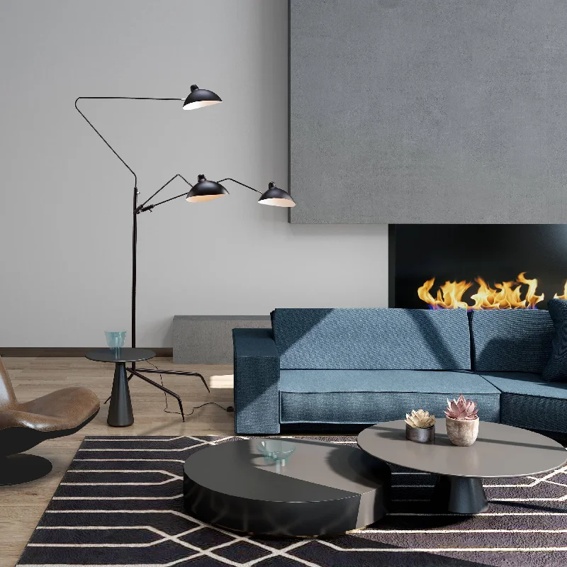 Smart Floor Lamp with Voice Control and Bluetooth ConnectivitySmart Floor Lamp with Voice Control and Bluetooth ConnectivityBlack Three Arm Shade Floor Lamp With Brass Hardware Smart Floor Lamp with Voice Control and Bluetooth ConnectivitySmart Floor Lamp with Voice Control and Bluetooth ConnectivityBlack Three Arm Shade Floor Lamp With Brass Hardware