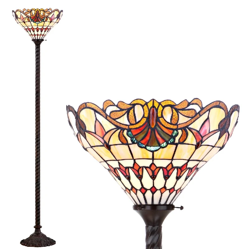 Industrial Style Floor Lamp with Exposed Bulbs for Loft ApartmentsIndustrial Style Floor Lamp with Exposed Bulbs for Loft ApartmentsBotanical Tiffany-Style 70" Torchiere LED Floor Lamp, Bronze by JONATHAN Y - 70" H x 15" W x 15" D - 70" H x 15" W x 15" D Industrial Style Floor Lamp with Exposed Bulbs for Loft ApartmentsIndustrial Style Floor Lamp with Exposed Bulbs for Loft ApartmentsBotanical Tiffany-Style 70" Torchiere LED Floor Lamp, Bronze by JONATHAN Y - 70" H x 15" W x 15" D - 70" H x 15" W x 15" D