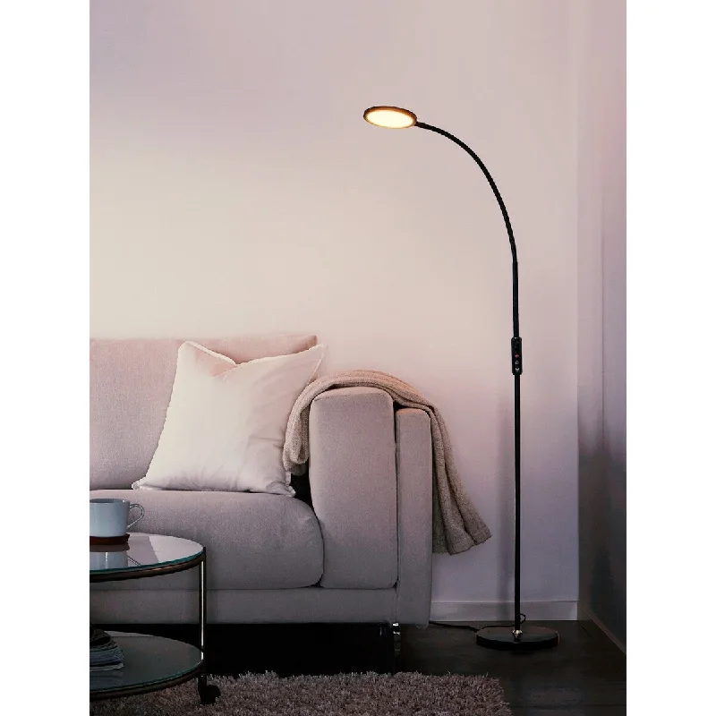 Glass Floor Lamp with Frosted Shades for Soft Diffused LightGlass Floor Lamp with Frosted Shades for Soft Diffused LightBrightech Vista 69 in. Black Remote Control Bright LED Gooseneck Floor Light Glass Floor Lamp with Frosted Shades for Soft Diffused LightGlass Floor Lamp with Frosted Shades for Soft Diffused LightBrightech Vista 69 in. Black Remote Control Bright LED Gooseneck Floor Light