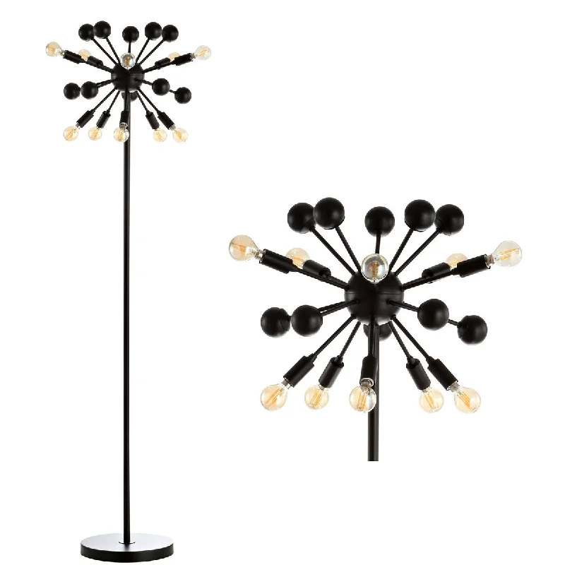 Bohemian Inspired Floor Lamp for Eclectic Home DecorBohemian Inspired Floor Lamp for Eclectic Home DecorClara 10-Light 63" Modern Sputnik Metal LED Floor Lamp, Black by JONATHAN Y - 63" H x 19" W x 19" D Bohemian Inspired Floor Lamp for Eclectic Home DecorBohemian Inspired Floor Lamp for Eclectic Home DecorClara 10-Light 63" Modern Sputnik Metal LED Floor Lamp, Black by JONATHAN Y - 63" H x 19" W x 19" D