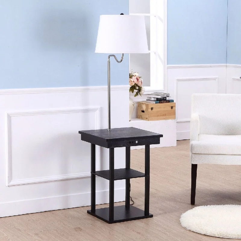 Modern Minimalist Floor Lamp for Contemporary Living RoomsModern Minimalist Floor Lamp for Contemporary Living RoomsDaily Boutik 2-in1 Modern Side Table Floor Lamp with White Shade and USB Ports - Black Modern Minimalist Floor Lamp for Contemporary Living RoomsModern Minimalist Floor Lamp for Contemporary Living RoomsDaily Boutik 2-in1 Modern Side Table Floor Lamp with White Shade and USB Ports - Black
