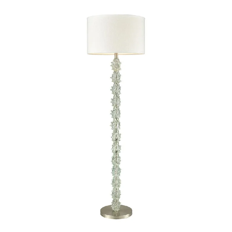 Glass Floor Lamp with Frosted Shades for Soft Diffused LightGlass Floor Lamp with Frosted Shades for Soft Diffused LightDimond Lighting Helsinki Satin Nickel Metal Floor Lamp with White Faux-silk Shade Glass Floor Lamp with Frosted Shades for Soft Diffused LightGlass Floor Lamp with Frosted Shades for Soft Diffused LightDimond Lighting Helsinki Satin Nickel Metal Floor Lamp with White Faux-silk Shade