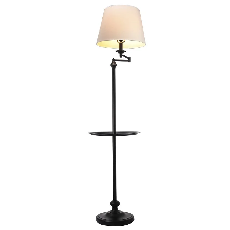 Rustic Farmhouse Style Floor Lamp for Cozy BedroomsRustic Farmhouse Style Floor Lamp for Cozy BedroomsEmory Black Aluminum/Plastic Floor Lamp with Tray Rustic Farmhouse Style Floor Lamp for Cozy BedroomsRustic Farmhouse Style Floor Lamp for Cozy BedroomsEmory Black Aluminum/Plastic Floor Lamp with Tray
