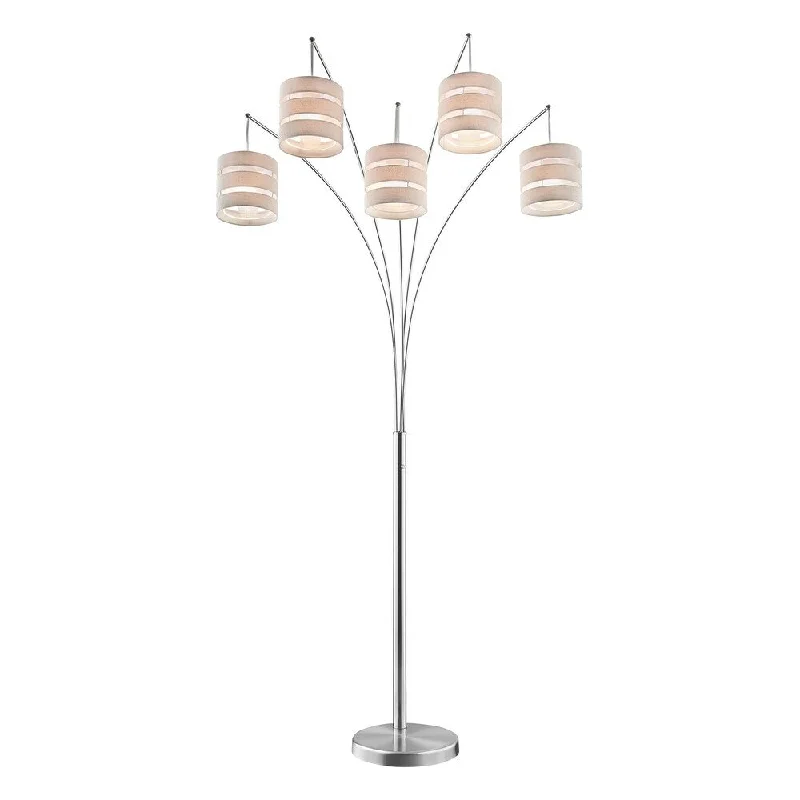 Rustic Farmhouse Style Floor Lamp for Cozy BedroomsRustic Farmhouse Style Floor Lamp for Cozy BedroomsFalan 5-light floor lamp