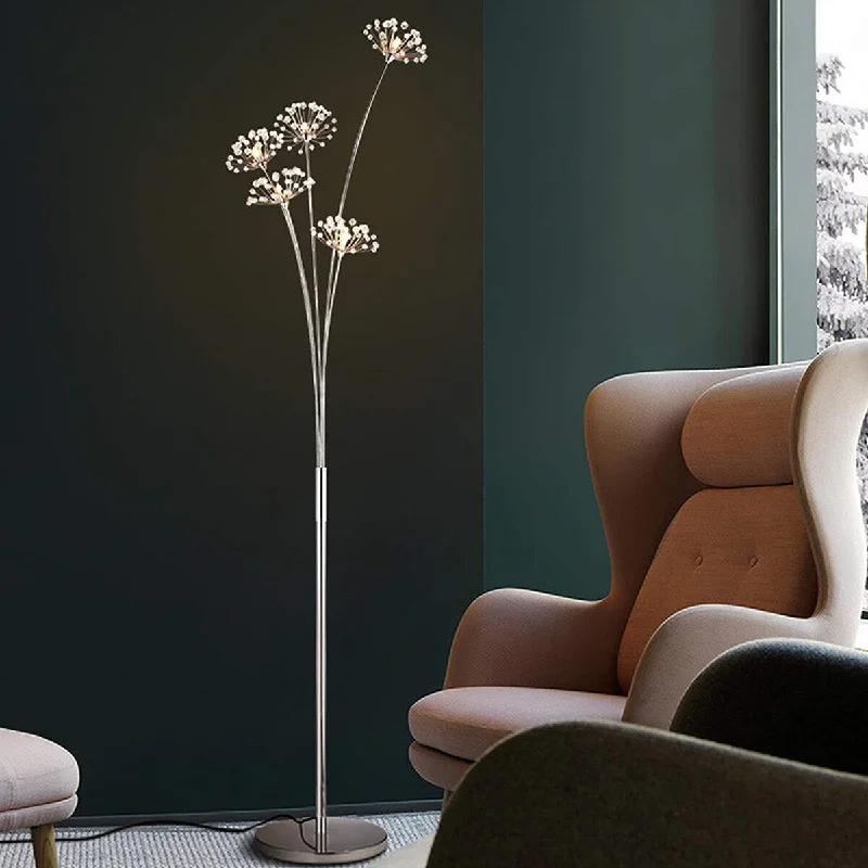 Metal Floor Lamp with a Matte Black Finish for a Sleek LookMetal Floor Lamp with a Matte Black Finish for a Sleek LookFloor Lamp Crystal Dandelion 5-Light LED Modern Living Room Floor Lamp Decor Chrome Bedroom Landing Light - silver Metal Floor Lamp with a Matte Black Finish for a Sleek LookMetal Floor Lamp with a Matte Black Finish for a Sleek LookFloor Lamp Crystal Dandelion 5-Light LED Modern Living Room Floor Lamp Decor Chrome Bedroom Landing Light - silver
