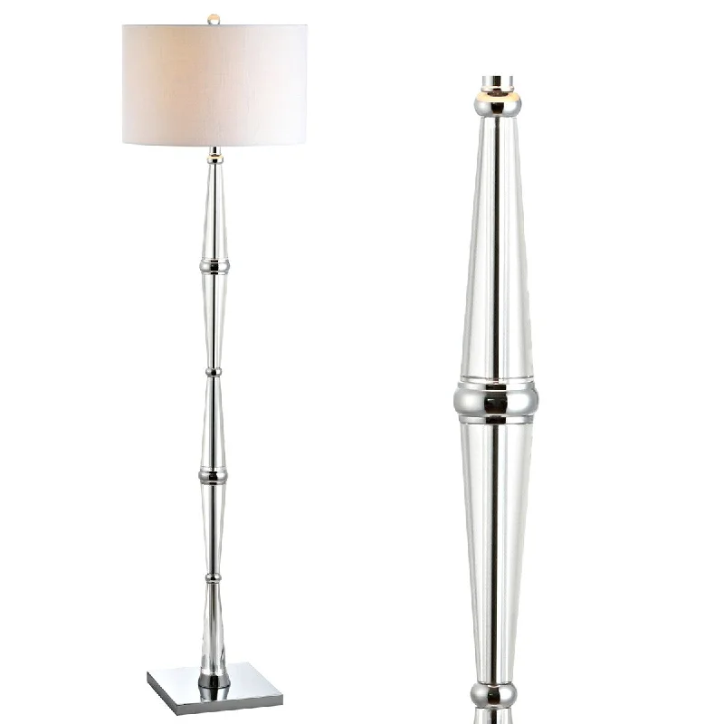 Modern Minimalist Floor Lamp for Contemporary Living RoomsModern Minimalist Floor Lamp for Contemporary Living RoomsFrancine 60" Crystal LED Floor Lamp, Chrome/Clear - 60" H x 16" W x 16" D Modern Minimalist Floor Lamp for Contemporary Living RoomsModern Minimalist Floor Lamp for Contemporary Living RoomsFrancine 60" Crystal LED Floor Lamp, Chrome/Clear - 60" H x 16" W x 16" D