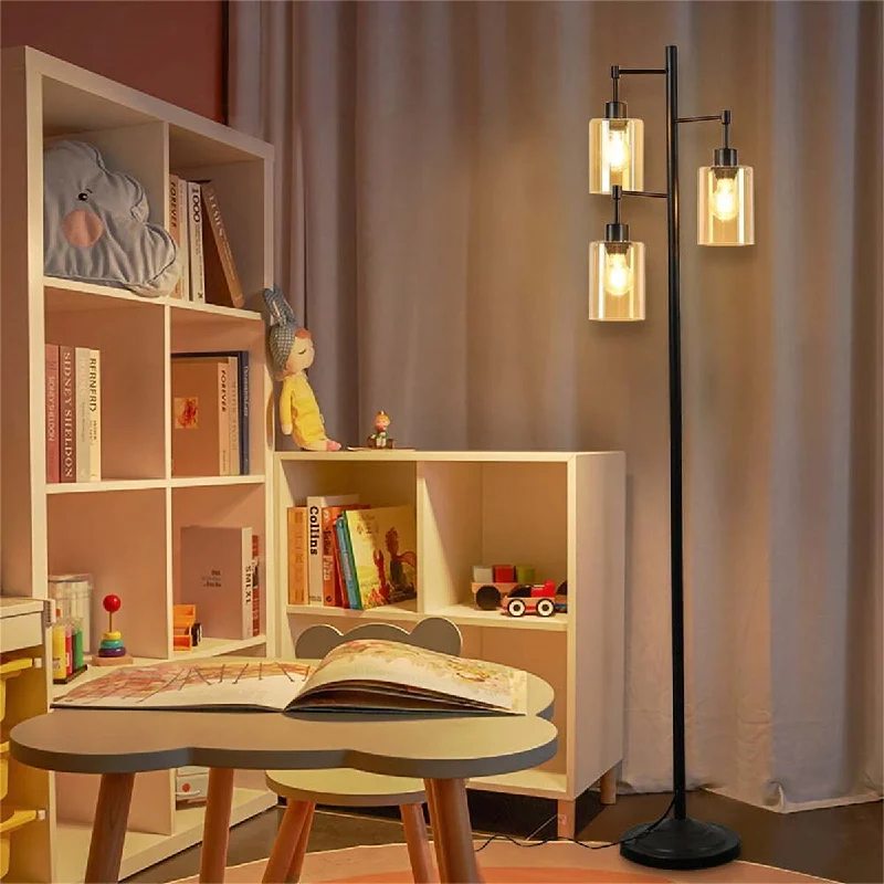 Adjustable Height Floor Lamp for Versatile Lighting NeedsAdjustable Height Floor Lamp for Versatile Lighting NeedsFreestanding Floor Lamp, 3 Lights Amber Glass Shade, Bulb Included Adjustable Height Floor Lamp for Versatile Lighting NeedsAdjustable Height Floor Lamp for Versatile Lighting NeedsFreestanding Floor Lamp, 3 Lights Amber Glass Shade, Bulb Included