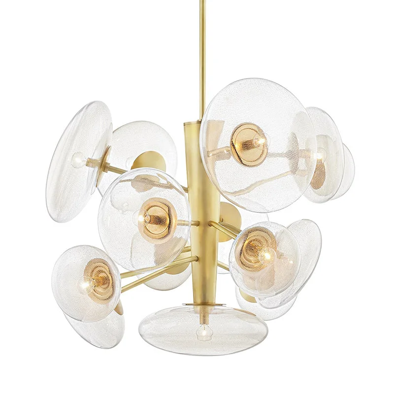 Glass Ceiling Lights with Frosted, Colored, or Etched GlassGlass Ceiling Lights with Frosted, Colored, or Etched GlassHudson Valley KBS1471814 Opera 14-lt 55" Pendant Glass Ceiling Lights with Frosted, Colored, or Etched GlassGlass Ceiling Lights with Frosted, Colored, or Etched GlassHudson Valley KBS1471814 Opera 14-lt 55" Pendant