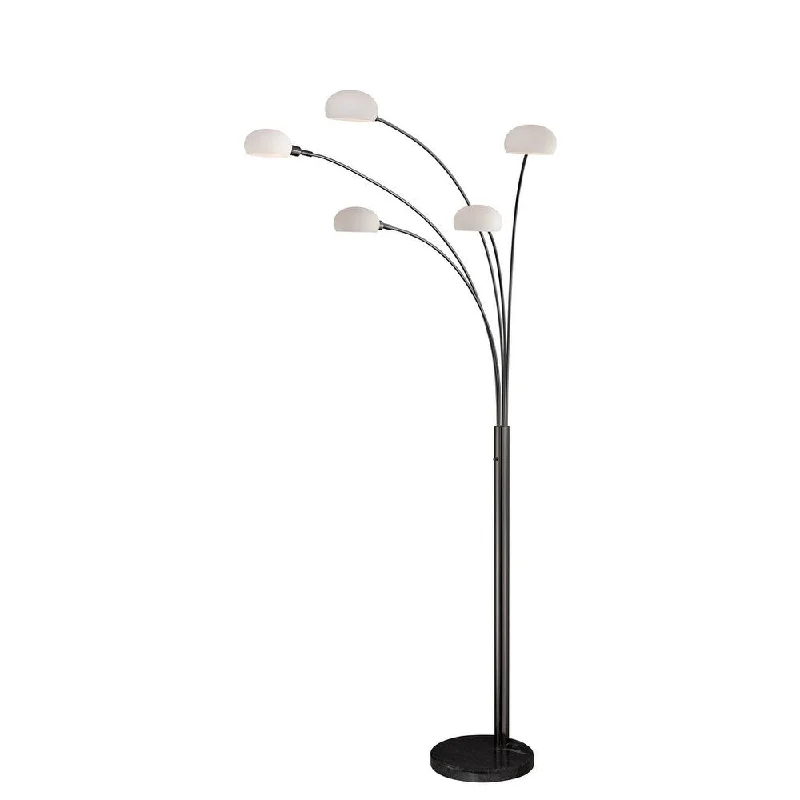 Metal Floor Lamp with a Matte Black Finish for a Sleek LookMetal Floor Lamp with a Matte Black Finish for a Sleek LookIlario II 5 Light Arch Lamp Metal Floor Lamp with a Matte Black Finish for a Sleek LookMetal Floor Lamp with a Matte Black Finish for a Sleek LookIlario II 5 Light Arch Lamp