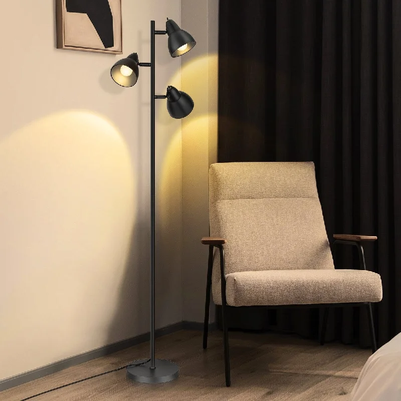 Adjustable Height Floor Lamp for Versatile Lighting NeedsAdjustable Height Floor Lamp for Versatile Lighting NeedsIndustrial Tree Floor Lamp 3 Lights, Metal Black Floor Lamp for Living Room - Metal Black Adjustable Height Floor Lamp for Versatile Lighting NeedsAdjustable Height Floor Lamp for Versatile Lighting NeedsIndustrial Tree Floor Lamp 3 Lights, Metal Black Floor Lamp for Living Room - Metal Black