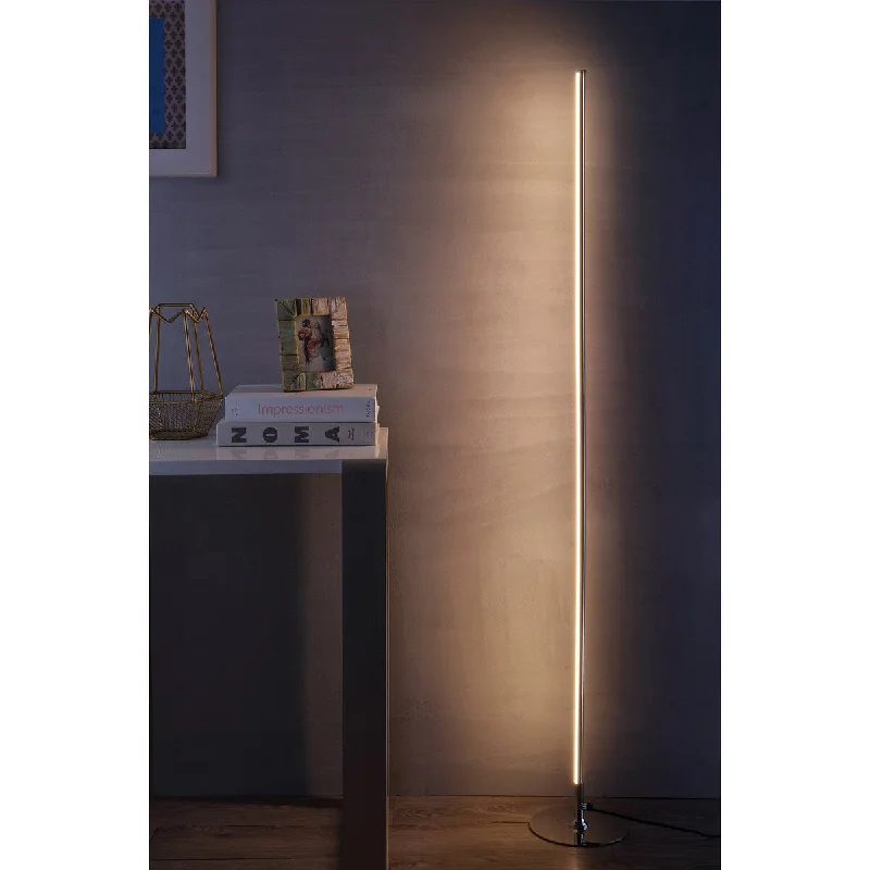 Industrial Style Floor Lamp with Exposed Bulbs for Loft ApartmentsIndustrial Style Floor Lamp with Exposed Bulbs for Loft ApartmentsIris 59.5-inch Chrome LED Integrated Floor Lamp by JONATHAN Y - 59.5" H x 8" W x 8" D Industrial Style Floor Lamp with Exposed Bulbs for Loft ApartmentsIndustrial Style Floor Lamp with Exposed Bulbs for Loft ApartmentsIris 59.5-inch Chrome LED Integrated Floor Lamp by JONATHAN Y - 59.5" H x 8" W x 8" D