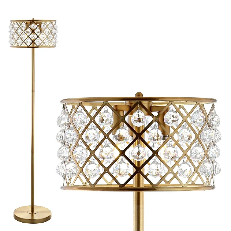 Victorian Style Floor Lamp for Traditional and Elegant InteriorsVictorian Style Floor Lamp for Traditional and Elegant InteriorsJuliette 60" Crystal/Metal LED Floor Lamp, Brass Gold/Clear by JONATHAN Y Victorian Style Floor Lamp for Traditional and Elegant InteriorsVictorian Style Floor Lamp for Traditional and Elegant InteriorsJuliette 60" Crystal/Metal LED Floor Lamp, Brass Gold/Clear by JONATHAN Y