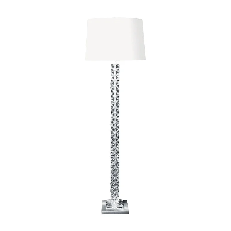 Modern Minimalist Floor Lamp for Contemporary Living RoomsModern Minimalist Floor Lamp for Contemporary Living RoomsLamp Works Diamond Cut Crystal Floor Lamp
